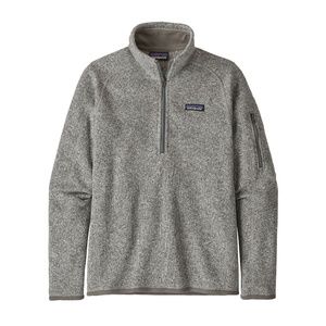 Patagonia Better Sweater 1/4 zip in Birch White